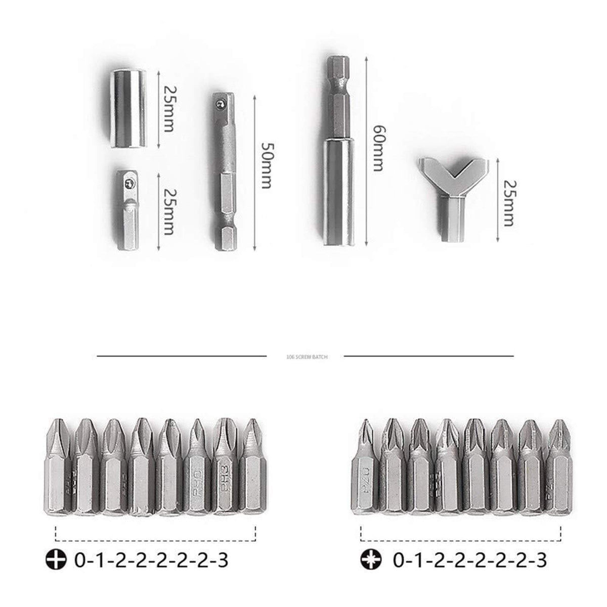 100-Piece Security Screwdriver Bit Set