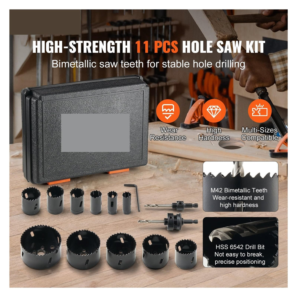 M42 Bi-Metal Hole Saw Kit with Carrying Case