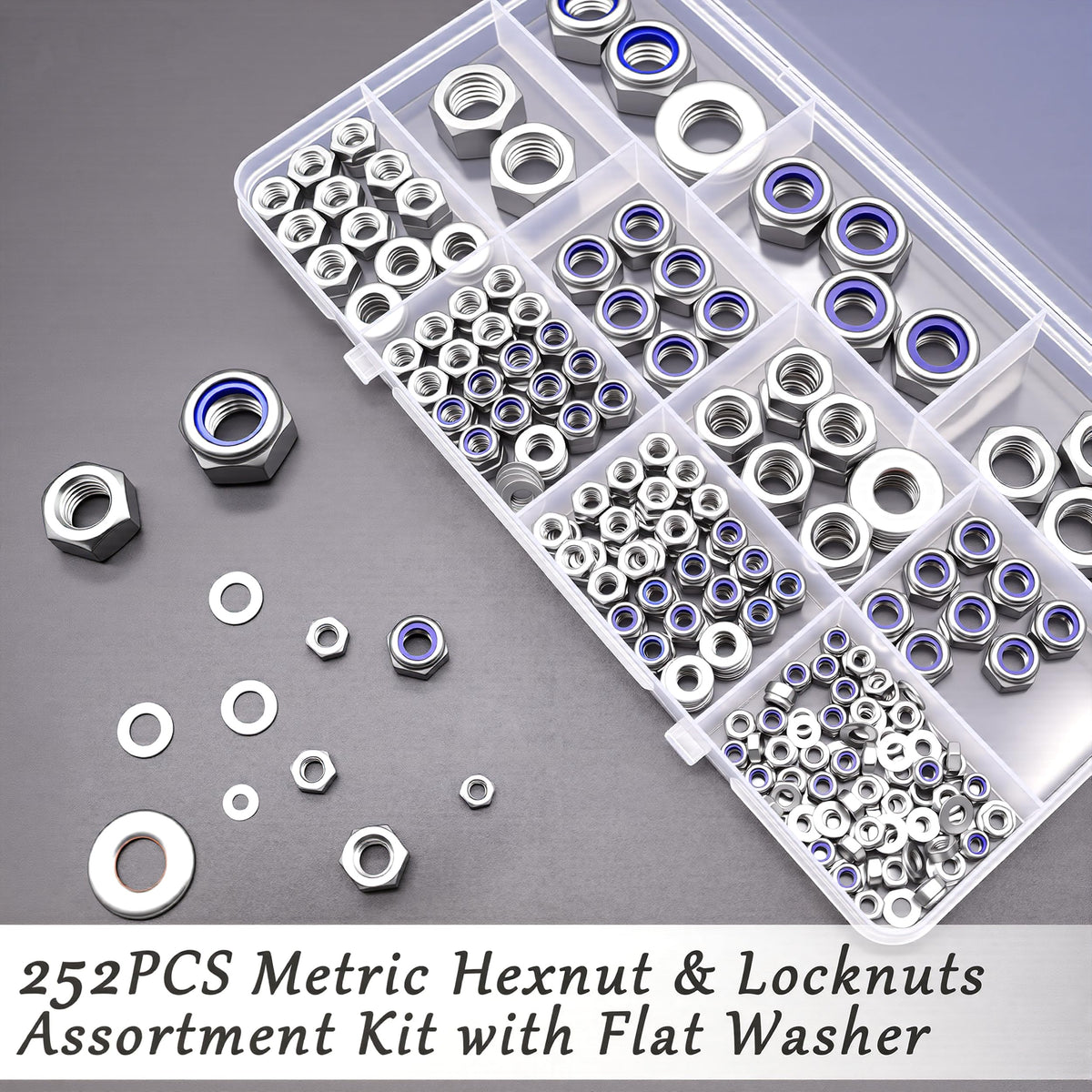 Hex Nut & Flat Washer Assortment Kit